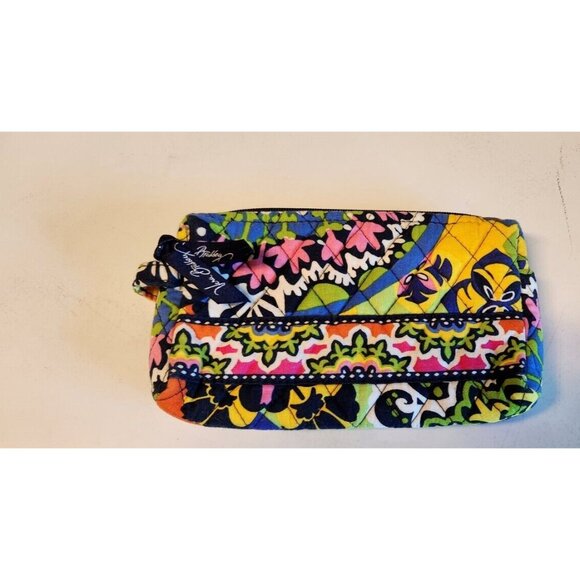 VERA BRADLEY Medium Cotton Cosmetic Case Rio Pattern Multicolor - Picture 7 of 8